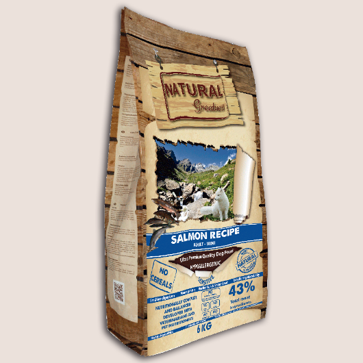 Natural Greatness Dog-Receta de Salmón-Mini