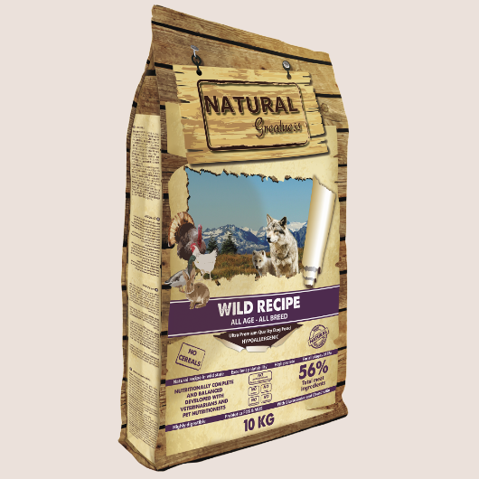 Natural Greatness Dog Receta salvaje