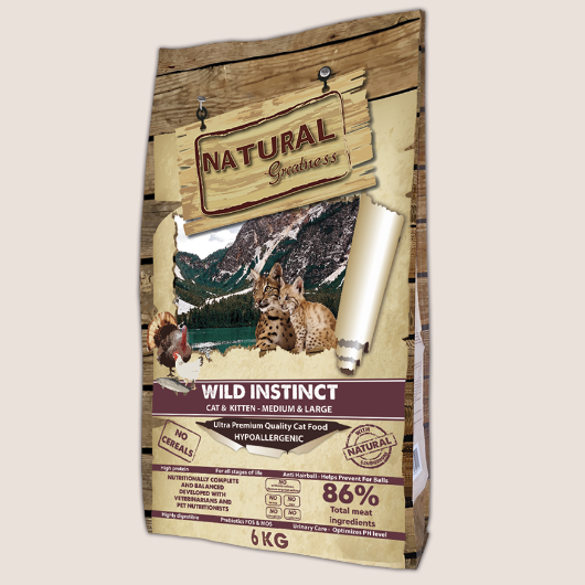 Natural Greatness Cat Receta Wild Instinct Medium Large Breed