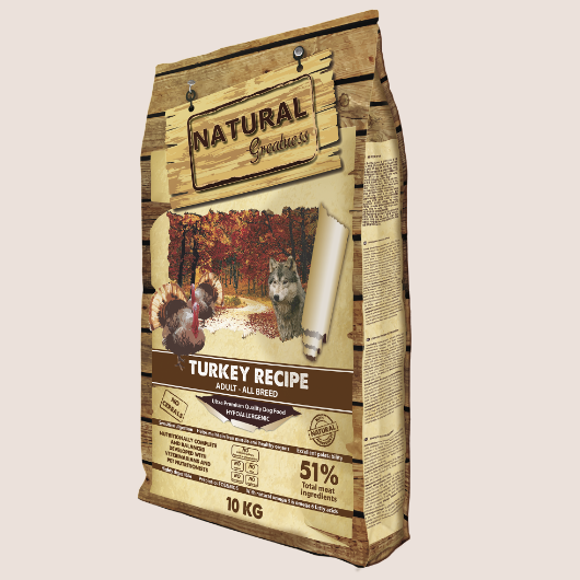 Natural Greatness Dog-Receta de Pavo