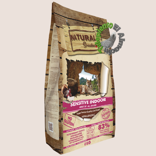 Natural Greatness Cat Receta Sensitive Indoor