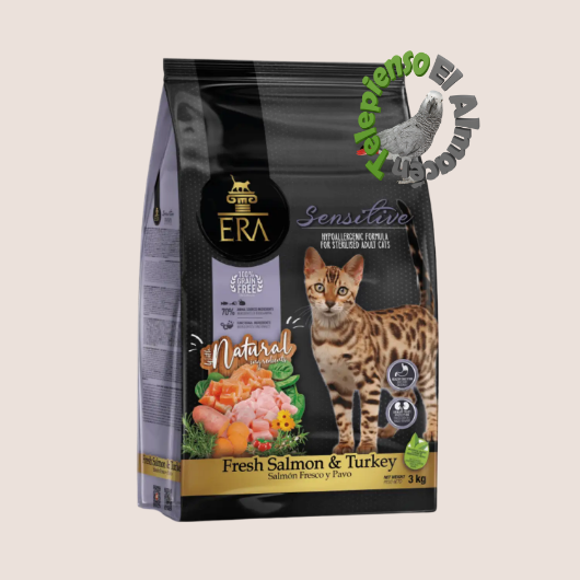 Era Cat Grain Free Sterilised Salmón Pavo