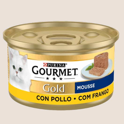 Purina Gourmet Gold Mousse con Pollo 85 gr