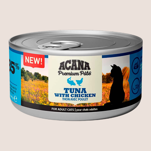 Acana Lata Premium Paté Atún y Pollo Gato 85 gr