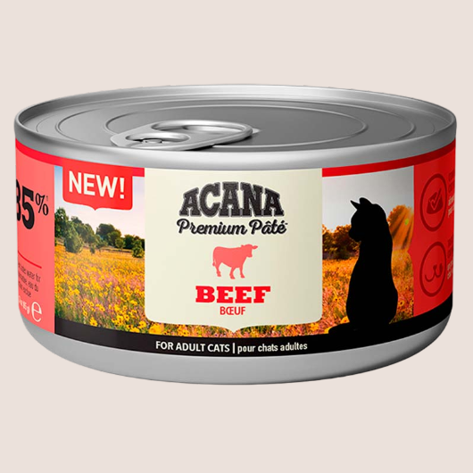Acana Lata Premium Paté Ternera 85 gr