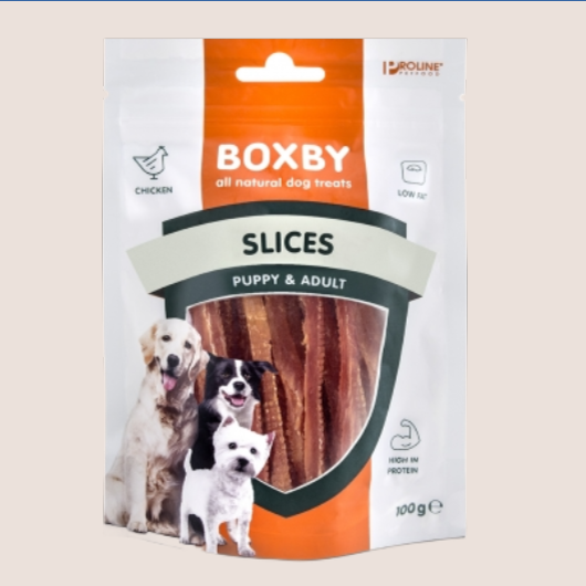 Boxby - Chicken Slices Snacks 100 g