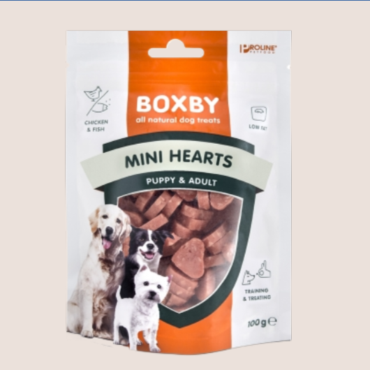 Boxby - Mini Hearts Snacks 100 g