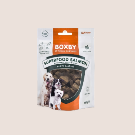 hBoxby - Superfood Snacks Salmón Zanahoria Y Tomillo 120 gr