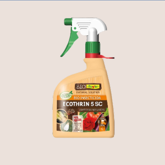 Flower Bio insecticida Ecothrin 5 SC Pulverizador 1 litro