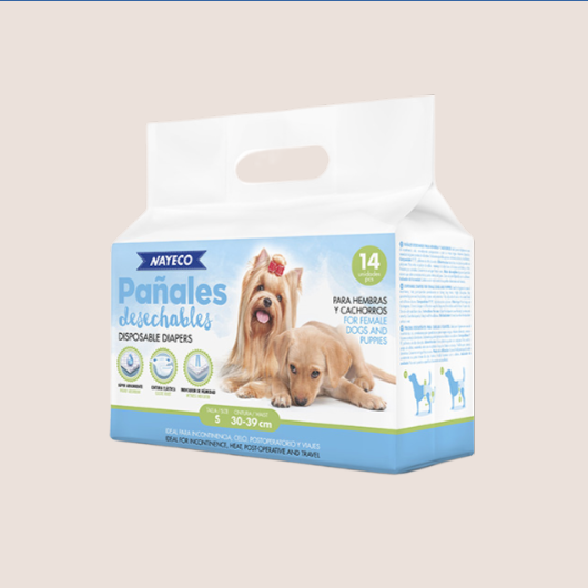 NAYECO Pañal Hembras y Cachorros (3 Tallas)