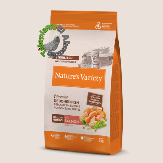 Nature´s Variety Cat Healthy Grain Sterilised Salmón