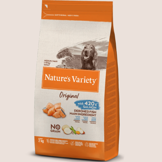 Nature´s Variety Original Dog Medium/Maxi Salmón (Sin grano)