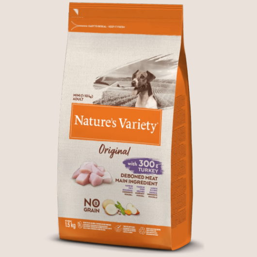 Nature´s Variety Original Dog Mini Adult Pavo