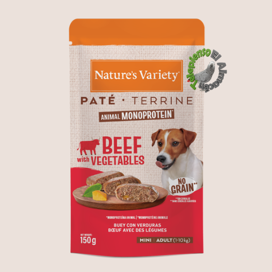 Nature´s Variety Paté Monoproteina Buey Dog Mini
