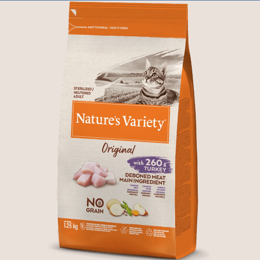 Nature´s Variety Original Cat Sterilized Pavo (sin cereales)