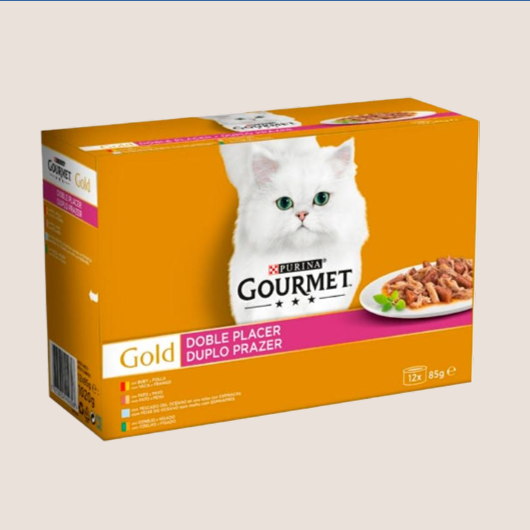 PURINA GOURMET GOLD Doble Placer Pack Surtido 85gr