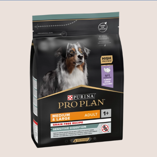 Pro Plan Dog Medium / Large Grain Free Pavo 2,5 kg