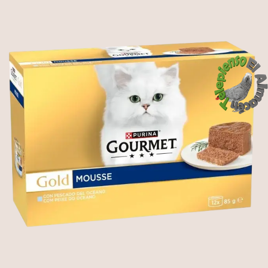 Purina Gourmet Gold Mousse Pack con Pescado del Océano