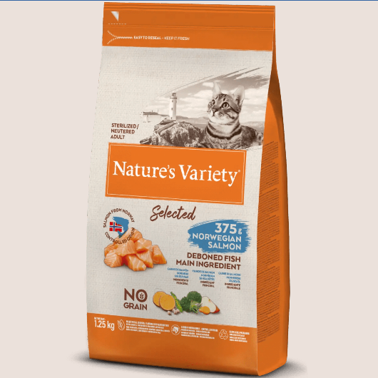 Nature´s Variety Selected Cat Sterilized Salmón Noruego