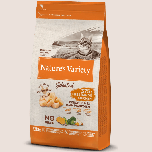 Nature´s Variety Selected Cat Sterilized Pollo Campero