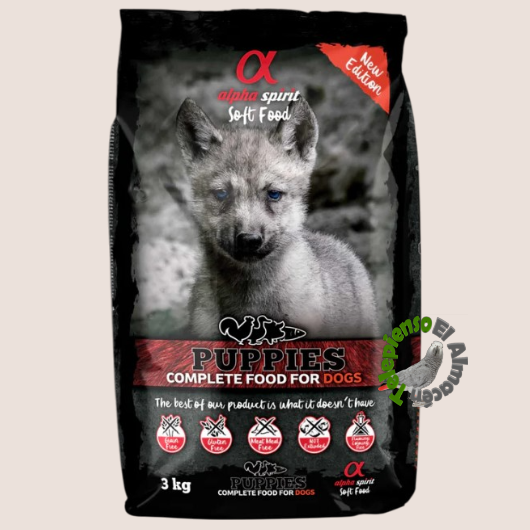 Alpha Spirit Semi-Húmedo PUPPY Caja 9 kg (monodosis 200g)