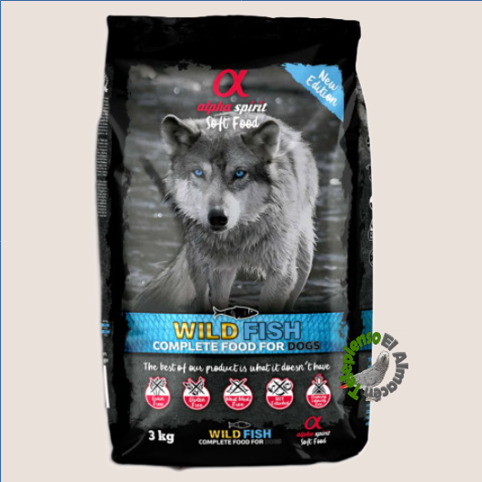 Alpha Spirit Semi-Húmedo Pescado Salvaje 3 kg