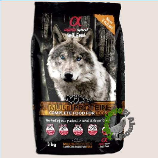 Alpha Spirit Semi-Húmedo Multiprotein 3 kg