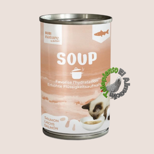 Bubi Nature Lata Sopa de Salmón para Gatos