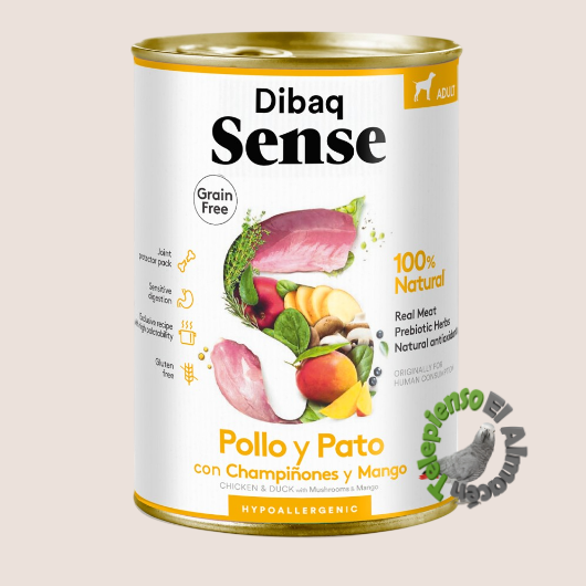 Dibaq Sense Dog Grain Free Pollo y Pato Lata