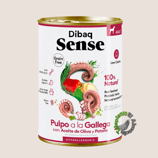 Dibaq Sense Dog Grain Free Pulpo a la Gallega Lata